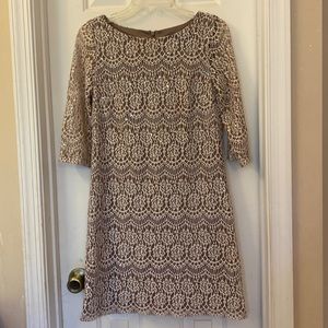 6P Jessica Howard beige party dress.